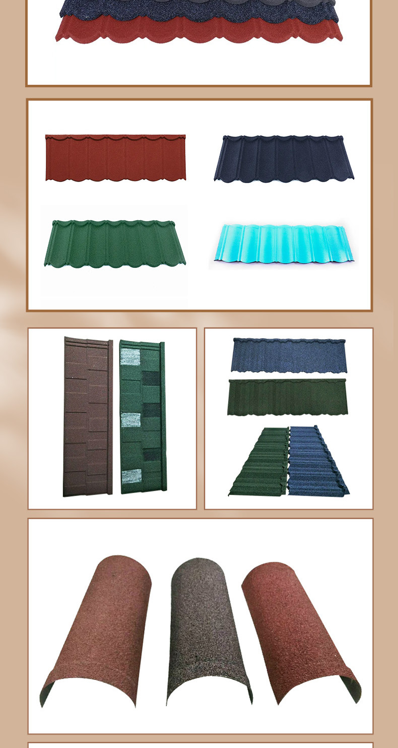 Colored Stone Metal Tiles Redefining Roof Beauty,05